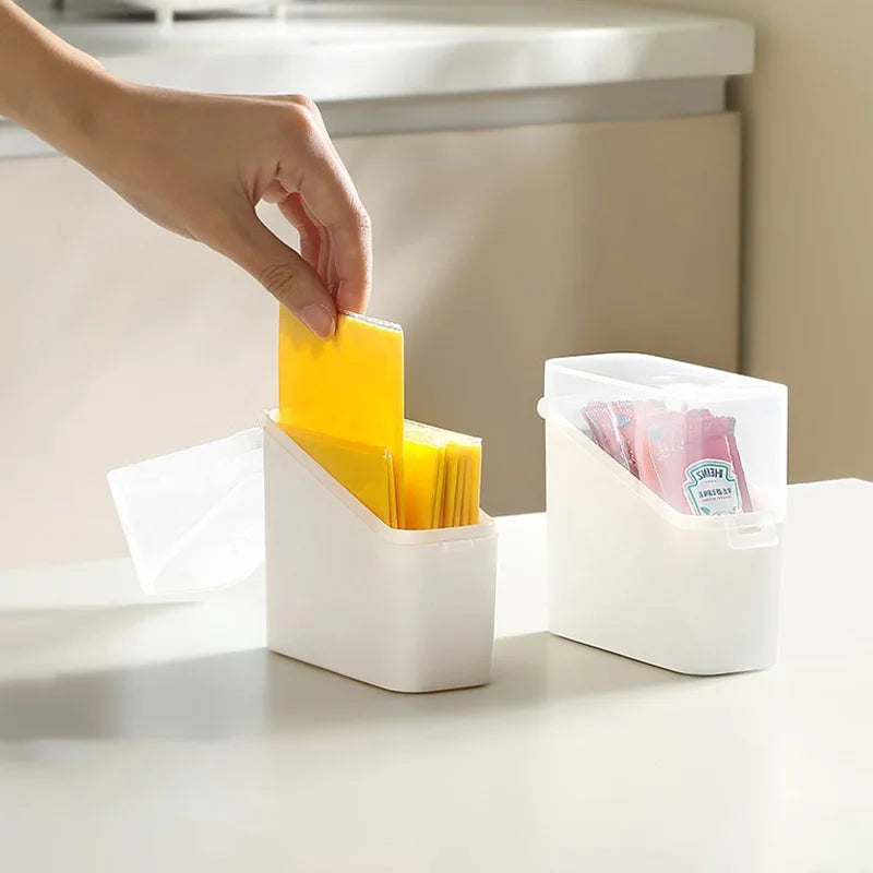 boîtes rangement blanc transparent modernes réfrigérateur organisation fromage condiments cuisine minimalistes