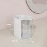 organisateur accessoires coiffure transparent blanc rose noir moderne elastiques pinces brosse cosmétiques rangement