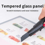 supports table lumineux transparents moderne clips inclusion câble alimentation boissons colorées caractère chinois minimaliste