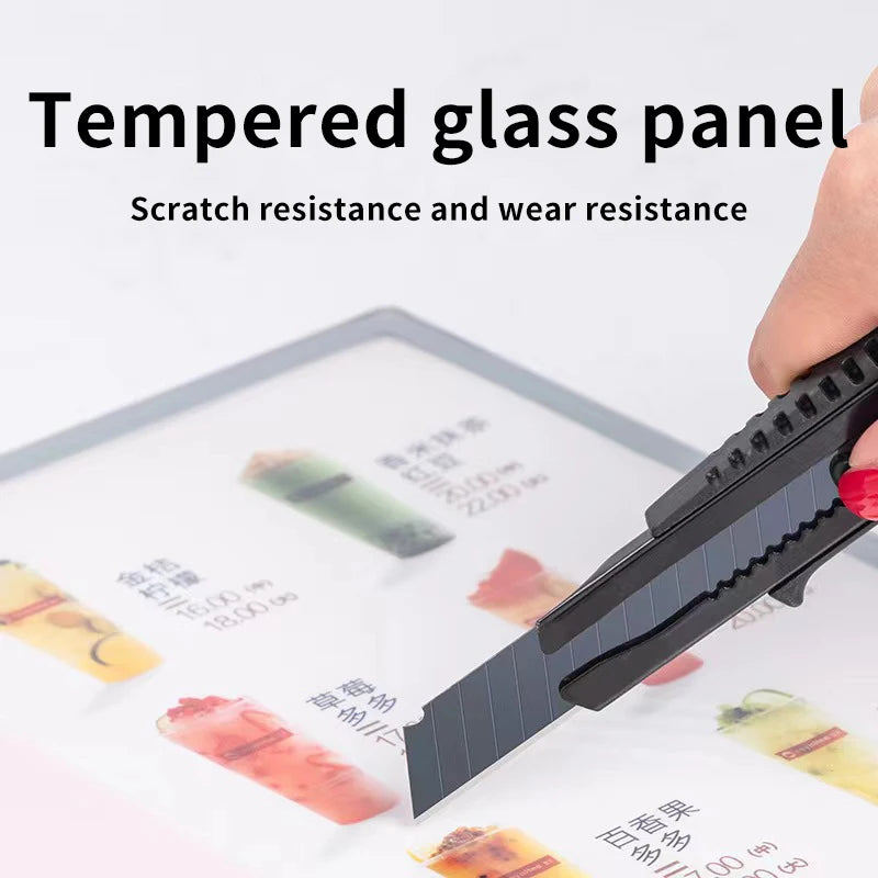 supports table lumineux transparents moderne clips inclusion câble alimentation boissons colorées caractère chinois minimaliste