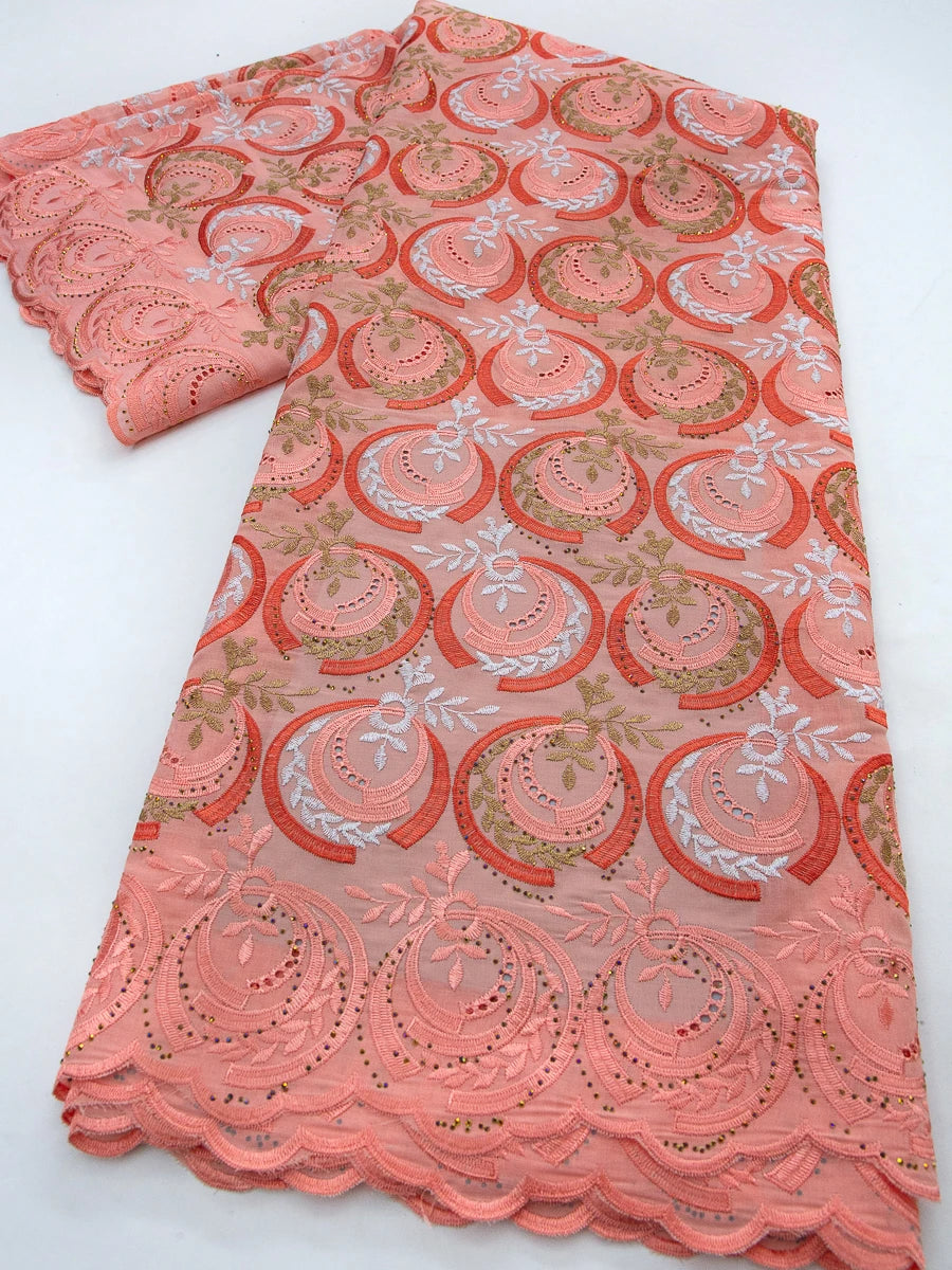 tissu polyester dentelle voile broderie fleurs élégant mariage soirée rose bleu violet beige