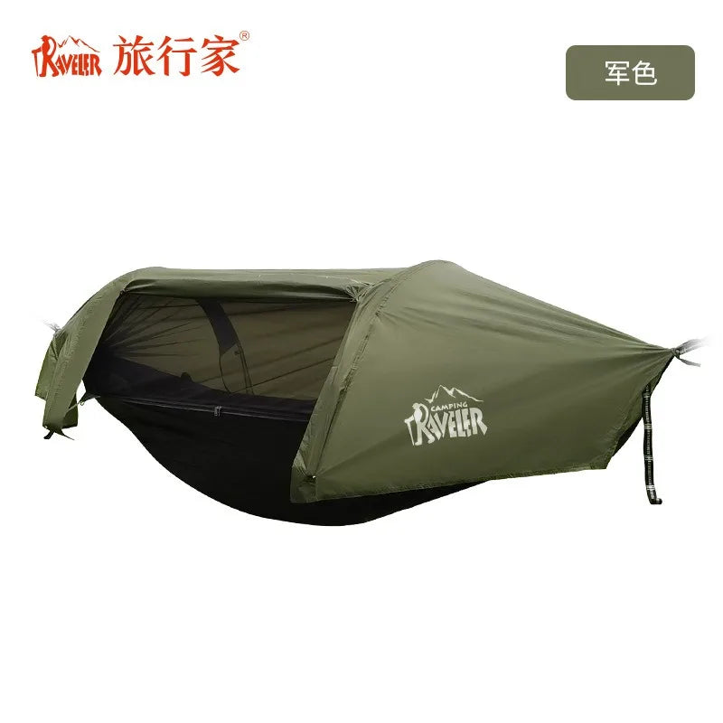 hamac extérieur camo vert olive noir résistant oxford moderne sac rangement adultes camping