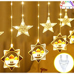 guirlande lumineuse multicolore mosaïque étoiles lunes mosquée décoration aïd intérieur extérieur