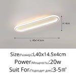 lampe led moderne blanche rectangulaire bord noir éclairage intérieur chambre salon