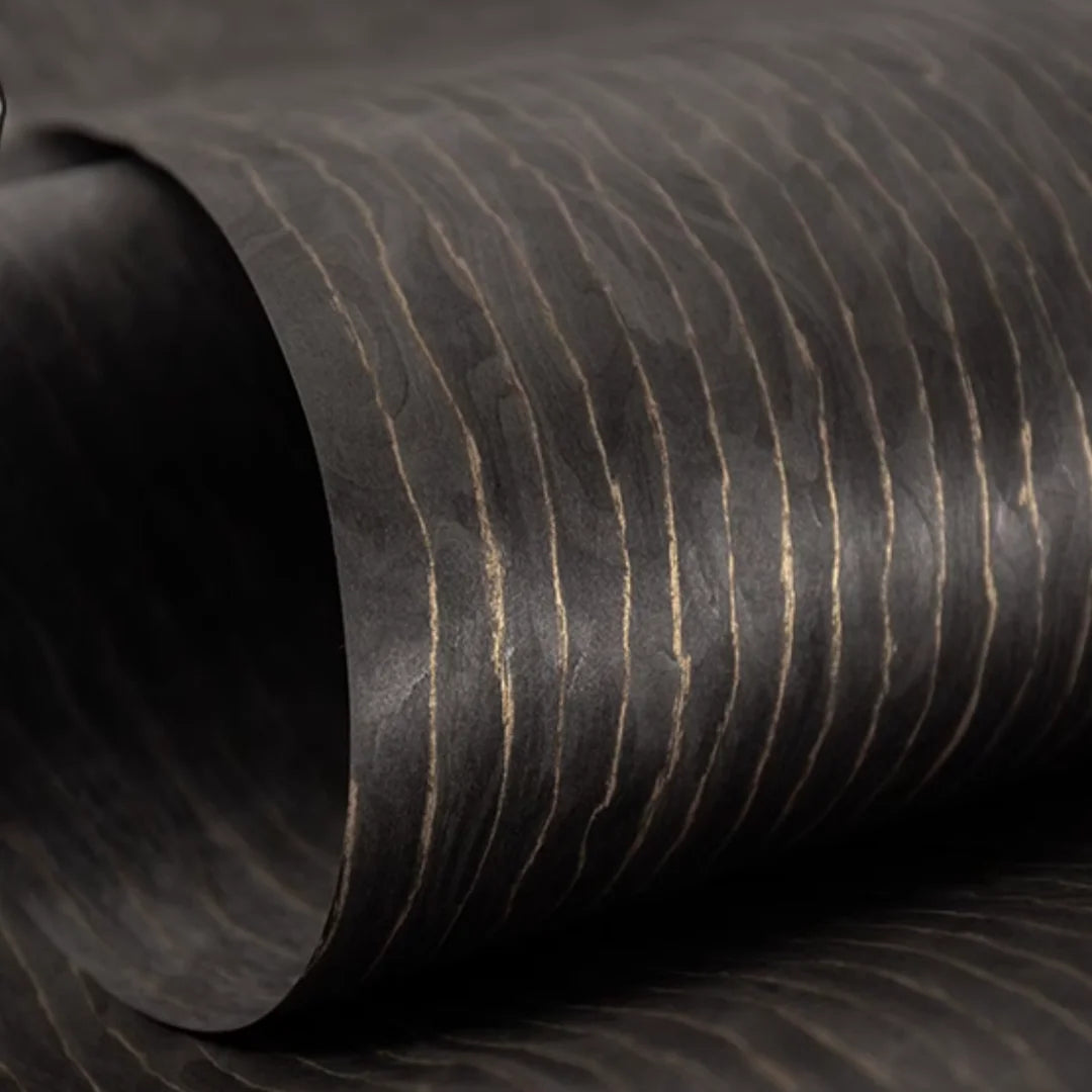 feuille pliante bois noir marron rustique décoration bricolage projet porte murale aspect naturel