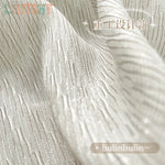 rideau blanc moderne tulle translucide fines rayures décoration maison