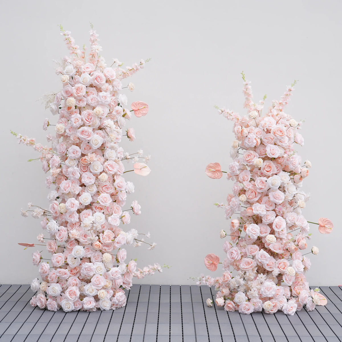 décoration mariage arbre artificiel rose clair fleurs modernes élégantes extérieurintérieur événement floral