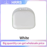 boîtes conservation prothèses dentaires violet bleu jaune rose blanc vert clips pratique compact