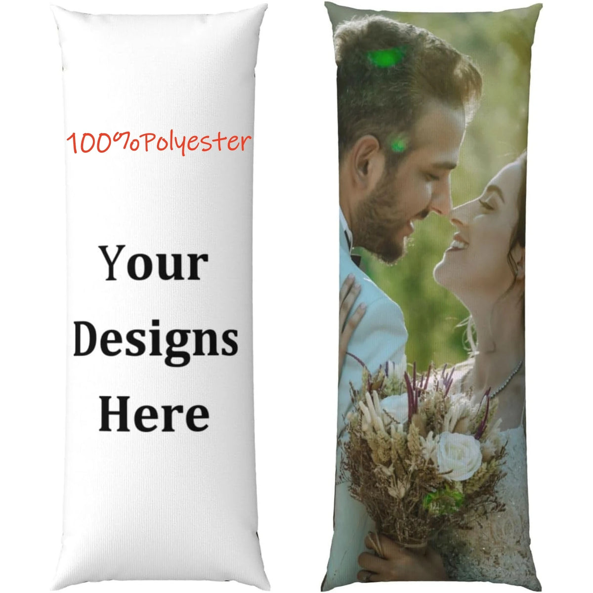housse coussin personnalisable moderne imprimé noir blanc 100% polyester 40x100cm lit