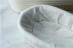 panier banneton rotin naturel fermentation pain toile intérieure beige clair classique