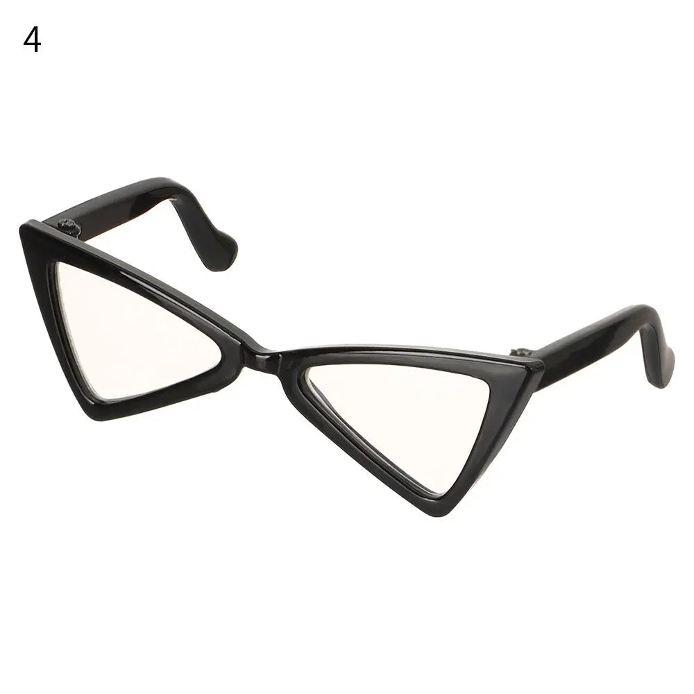 lunettes soleil transparentes clips nasaux verres colorés moderne rouge noir blanc bleu clair rose