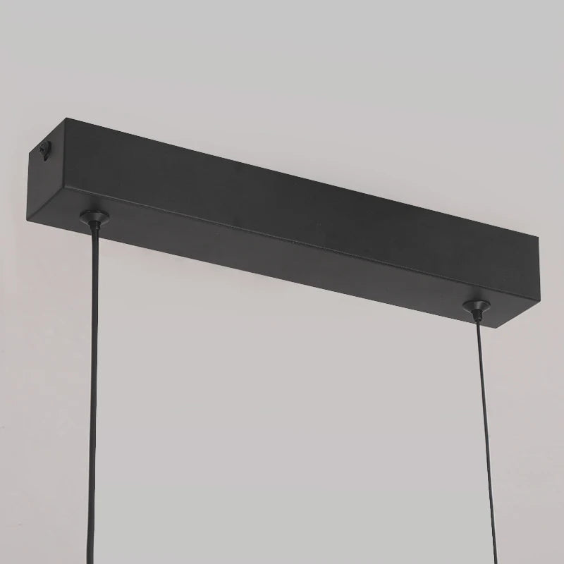 suspension lumineuse moderne minimaliste noir blanc réglable luminosité LED économique