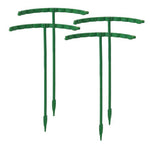 support plante plastique vert foncé moderne 12 pièces tiges fixations jardin fleurs
