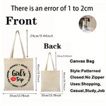 sac main toile beige imprimé voyage lèvres memories laughter amusant réutilisable respectueux environnement