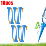 arrosage gouttelettes kit plantes auto arrosage bleu vert bouteille plastique valve ajustable modernes pratique