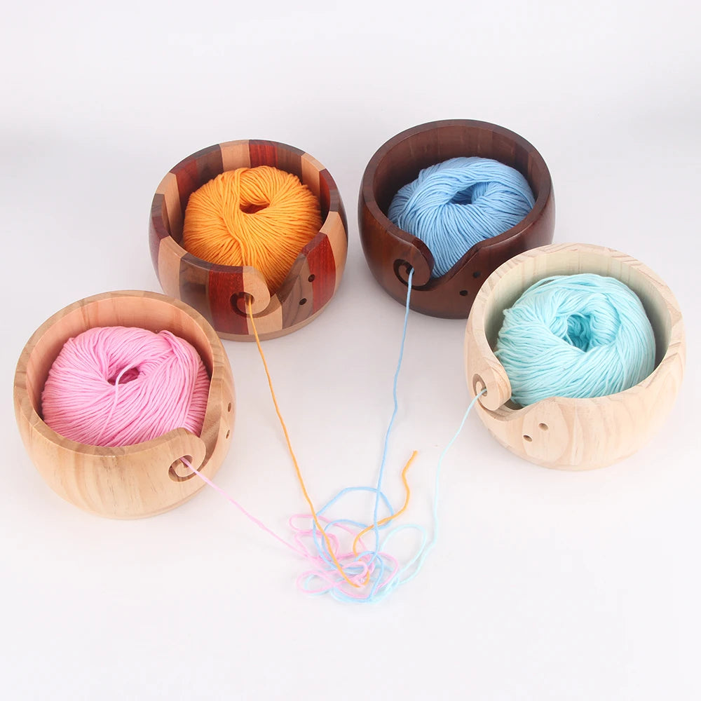 bobines fil bois naturel rose bleu clair jaune gris artisanal moderne