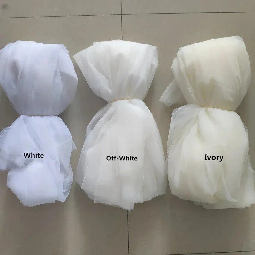 voile mariée cathédrale tulle dentelle off white transparent classique broderie florale femme adultère monocouche
