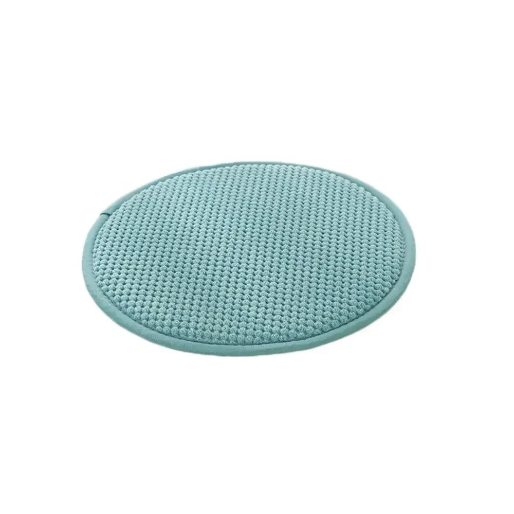 coussin tabouret rond doux mousse pu antiderapant solide multicolore adultes