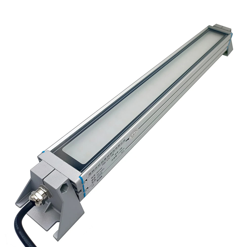 lampe led industrielle 30w ip67 argentée clips modernes