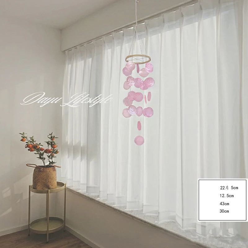 mobile mural moderne multicolore translucemment circulaire cordelette disques circulaires chambre enfants deco nouvelle an