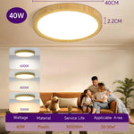 lampe bois grain moderne led 2000 82000 lumens facile toucher interrupteur
