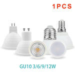 ampoule led gu10 blanc mat moderne 2700k 6500k 50000h salon chambre cuisine