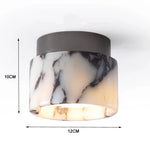 lampe marbre moderne blanc noir beige éclairage led opacité facile éclairage quotidien