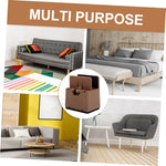 pieds meubles marron noir vis plastique moderne fixation antidérapants rechargeables
