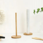 support serviettes bambou naturel minimaliste moderne sans rayures polyvalent facile durable