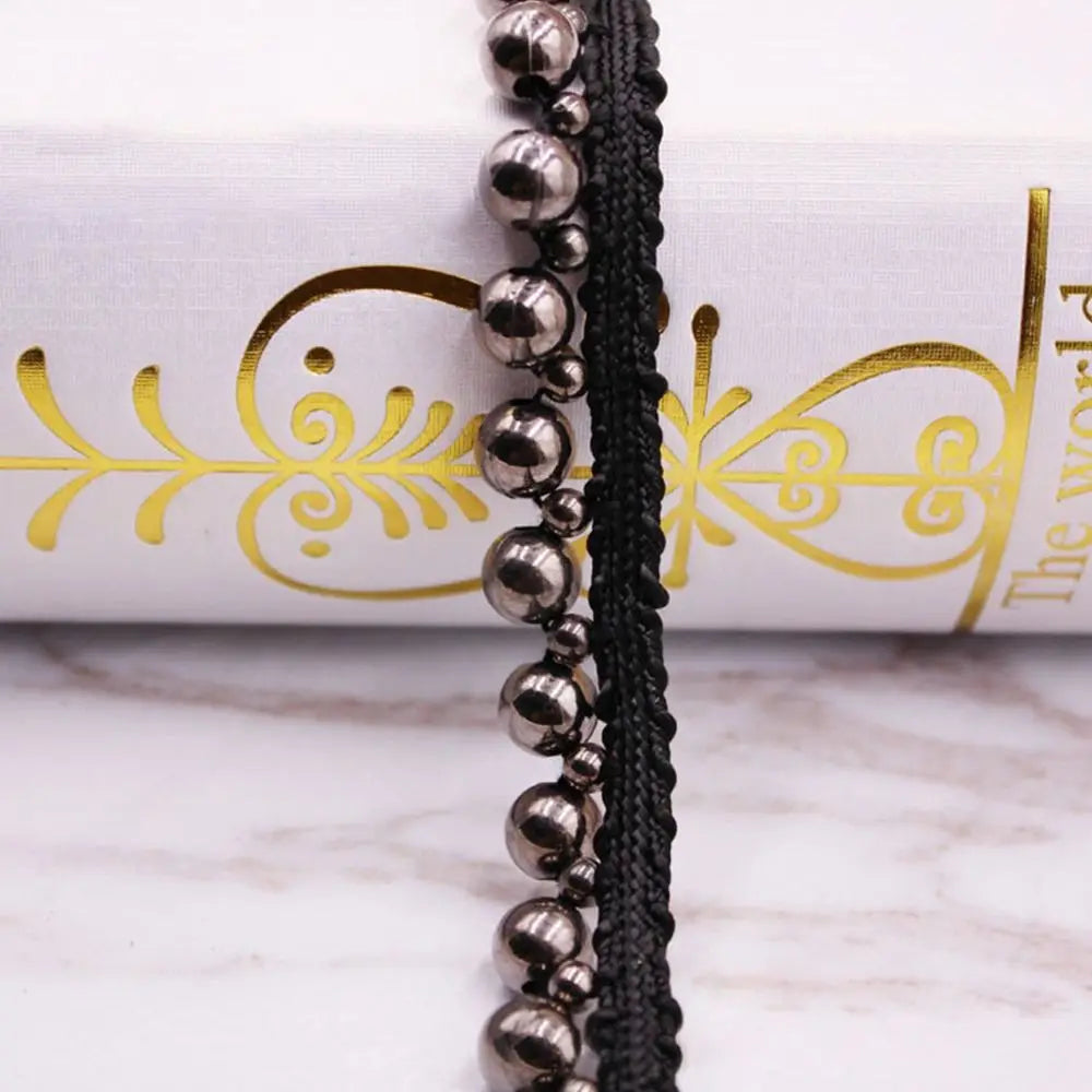 rubans dentelle coton blanc doré noir élégants couture décoration vêtements trims appliqués