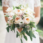 porte bouquet mousse florale mariage décoration intérieure utilitaire blanc vert fleurs artificielles