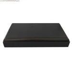 base showcase bois noir classique support décoration plante rangement ornements crafts display stand matériau