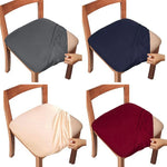 housses chaise modernes élégantes uni gris bleu marine beige bordeaux vert foncé lavables