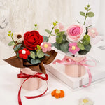 bouquet fleurs artificielles tournesols jaune orange blanc décoration mariage cadeau fête enseignants