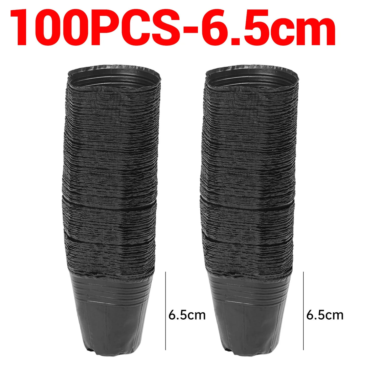 pots fleurs noirs opaques bacs pépinière plastique simples utilitaires plantes 13 10 cm