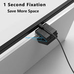 lampe led protection yeux clip magnétique moderne 50cm noir minimaliste(touches contrôle)