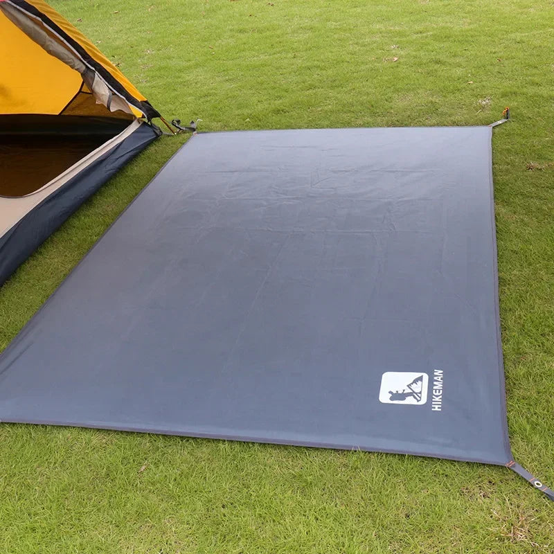 tapis sol camping oxford 210d étanche 2000mm waterproof personnes beiges bleu marine uni pratique