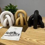 arches bois naturel blanc noir modernes intérieur décoration minimaliste