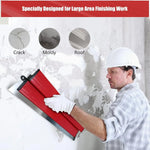 outil finition mural rouge gris poignée détachable surface lisse 25cm 40cm professionnel