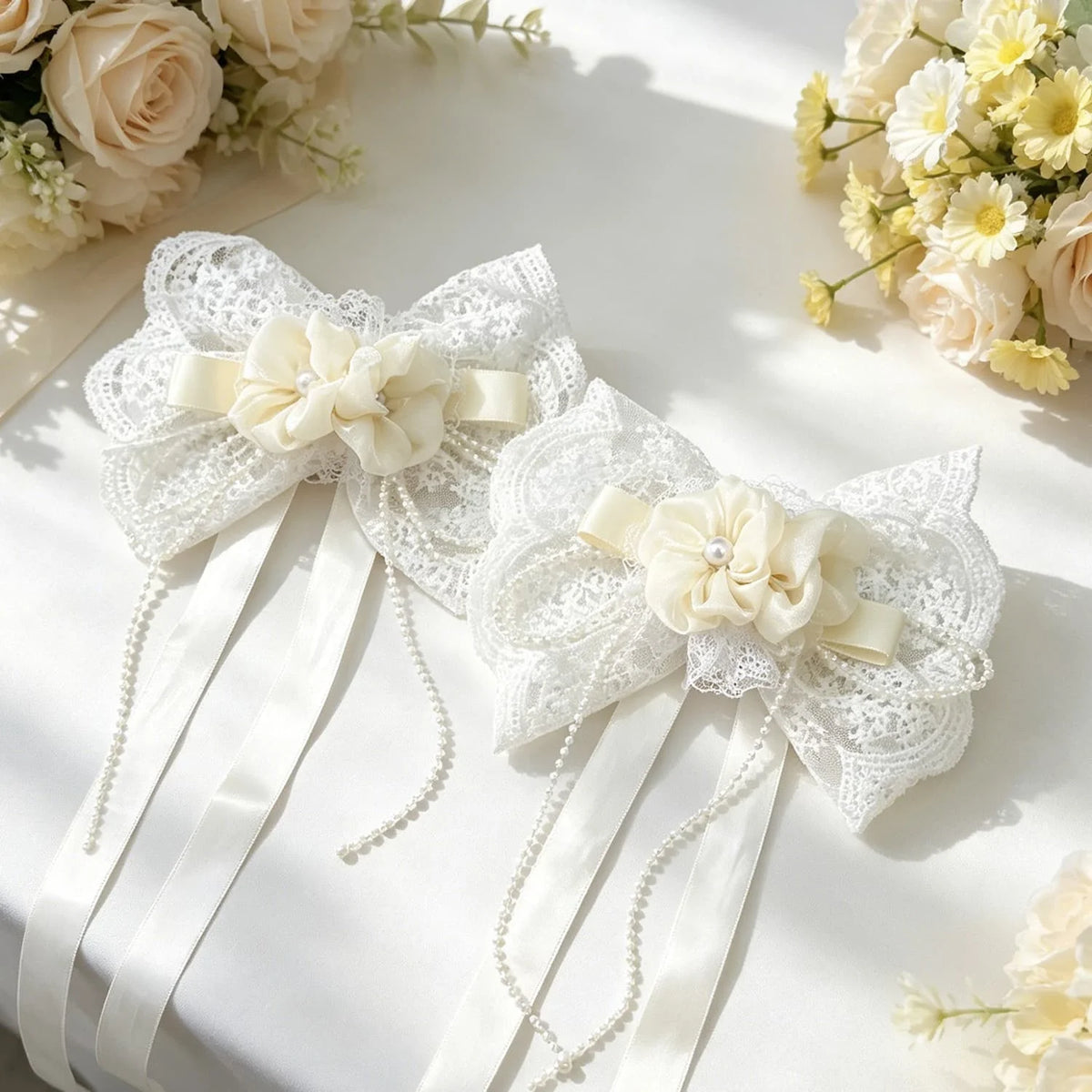 rideau blanc dentelle fleurs rubans classique chambre salon mariage erotique romantique erotique romantique erotique