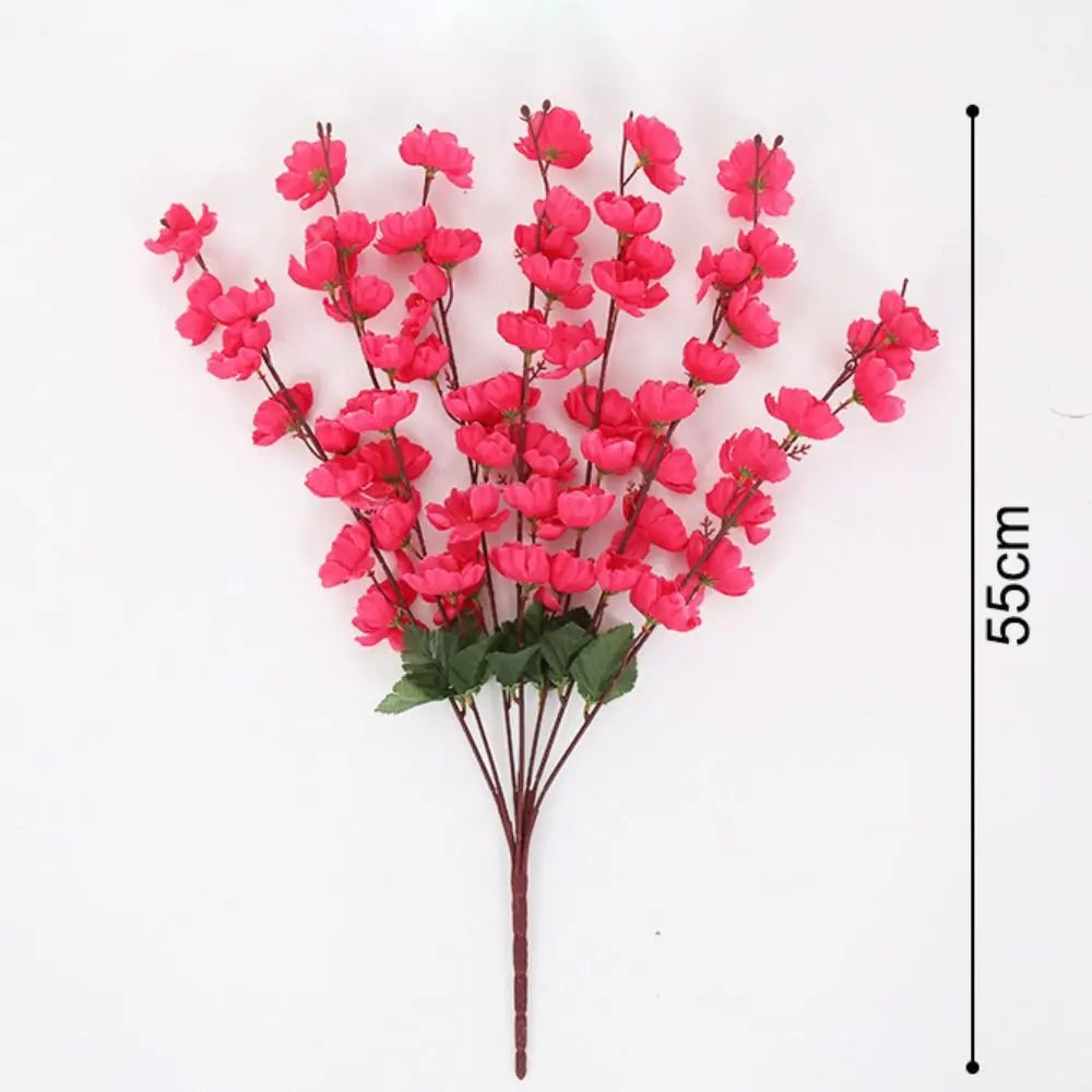 bouquet fleurs artificielles modernes 55cm rouge rose violet jaune blanc bleu anniversaire mariage décoration