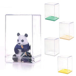 boîtes rangement transparentes peluches mignon ours panda dino couleur blanc vert bleu acrylic