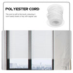 corde tissée blanche polyvalente rideaux stores decoration fenêtre 20m réglable polyester moderne