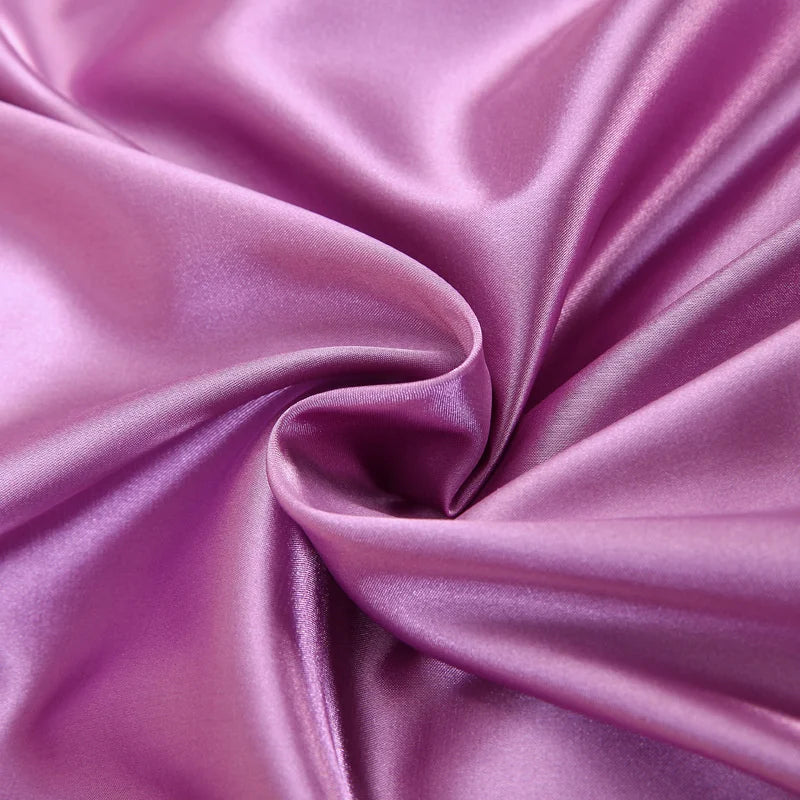 taies oreiller satin soie bleu marine rose noir contemporain opaques adhésives bébé maternité 51x76cm