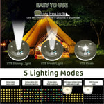 lampe camping led rechargeable blanc vert olive moderne aimant lisse pratiqueextérieur jardin camping