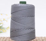 corde coton tressée 3mm fil tissé décoratif couture artisanat accessoires faits main