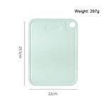planches découper rectangulaires plastique pp vert pastel rose clair blanc moderne respectueux environnement