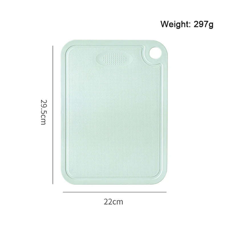 planches découper rectangulaires plastique pp vert pastel rose clair blanc moderne respectueux environnement