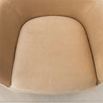 Housse fauteuil velours beige clair moderne canapé place lavable machine restaurant