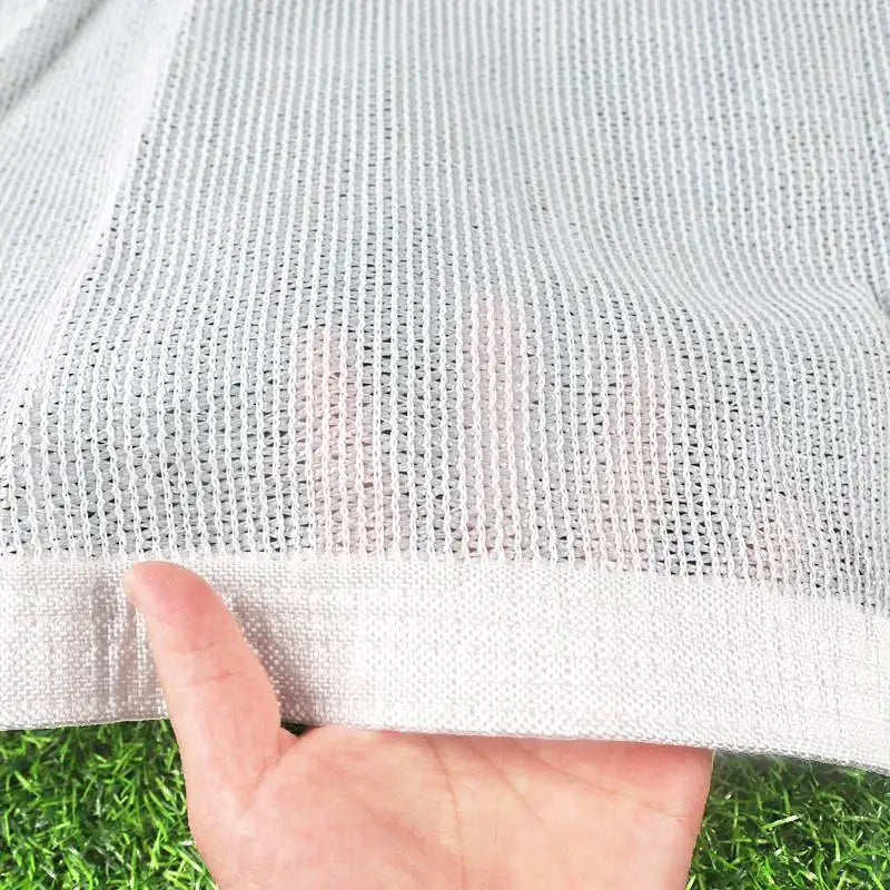 Détail de la texture HDPE de la voile d'ombrage